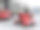 金属红色自动驾驶送货机器人停在车库前素材图片
