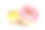 甜甜圈孤立的白色背景素材图片