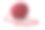 孤立的红色毛球在白色的背景素材图片