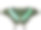 带绿色条纹的孔雀蝶孤立在白色的背景上素材图片