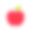 红苹果水果图标。素材图片