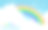 分层的蓝天背景上有彩虹，云彩，飞鸟，星星。纸张艺术风格的最小风景背景与复制空间婴儿托儿所，儿童房装饰。矢量插图。素材图片