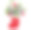 红色圣诞袜子与浆果的树枝，矢量插图素材图片