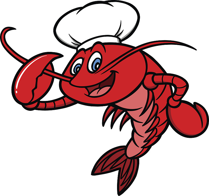 小龙虾厨师吉祥物图片下载
