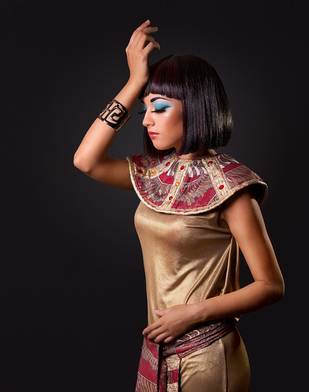 古埃及女子发型图片